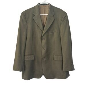 Murano Blazer Jacket Men's Made in Italy Dillard's Olive Green